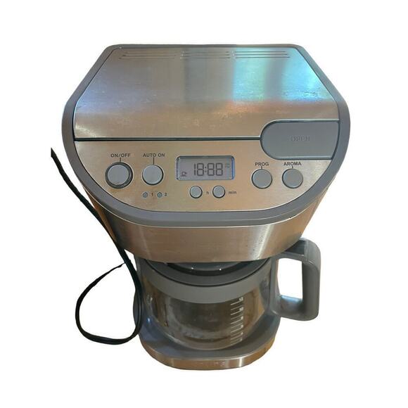 KRUPS KM406 Coffee Pot Maker. 12 cups. Silver. Works great! - Picture 2 of 8